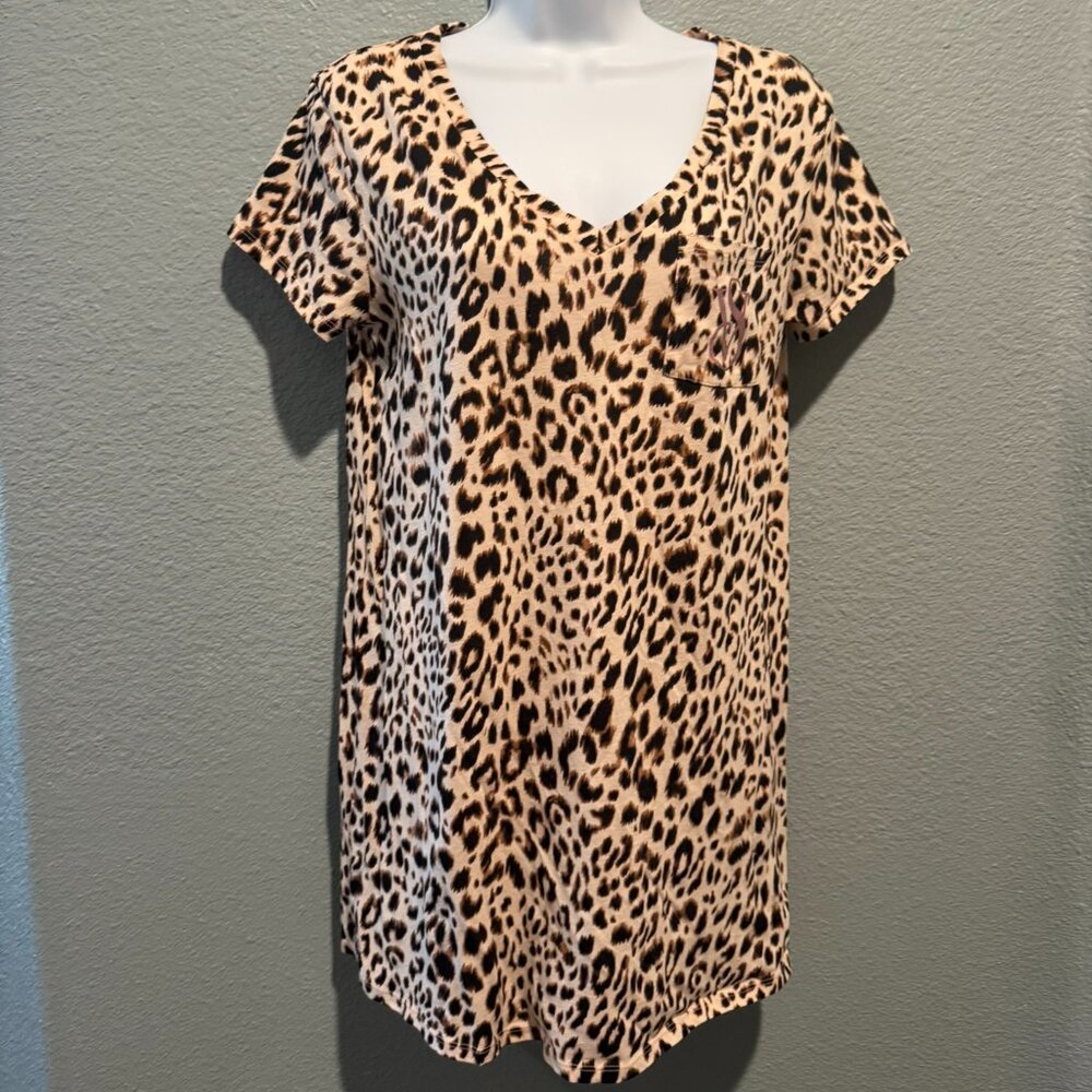 Victoria's Secret Leopard Print Nightshirt - XS